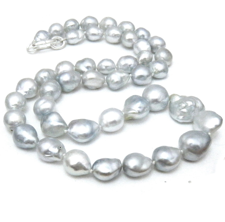 Ice Blue Baroque South Sea Pearl Necklace